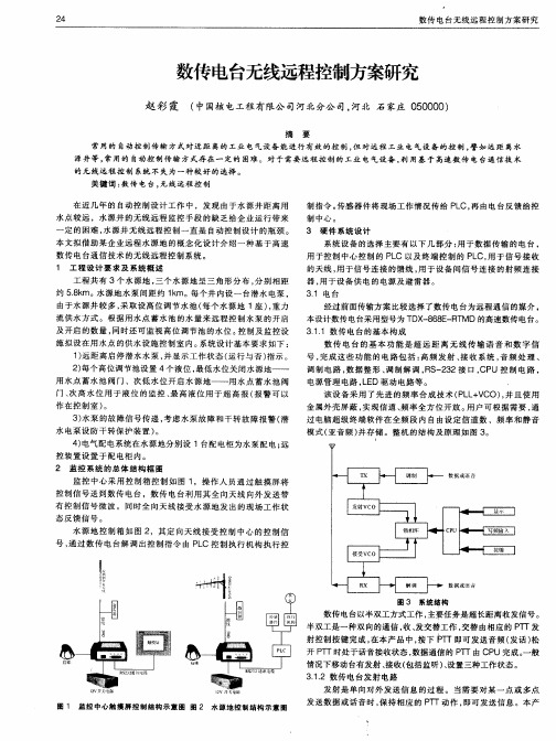 数传电台无线远程控制方案研究