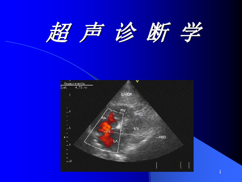 超声诊断学基础和原理