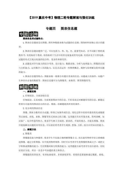 [精选]2019中考物理二轮强化训练专题四  图表信息题(解析卷 )(全国版)