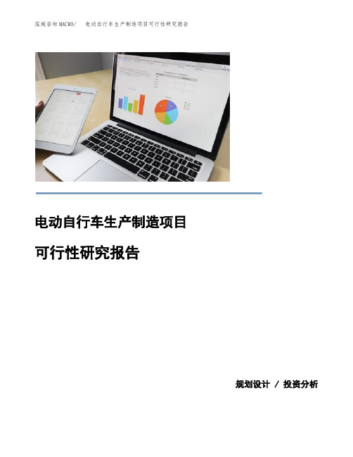 电动自行车生产制造项目可行性研究报告