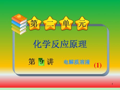 【名师课件】2018-2019年新课标高考化学总复习课件(电解质溶液)【高考必备】