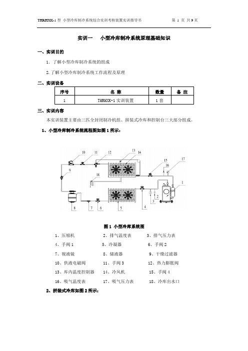 THRHXK-1实训指导书