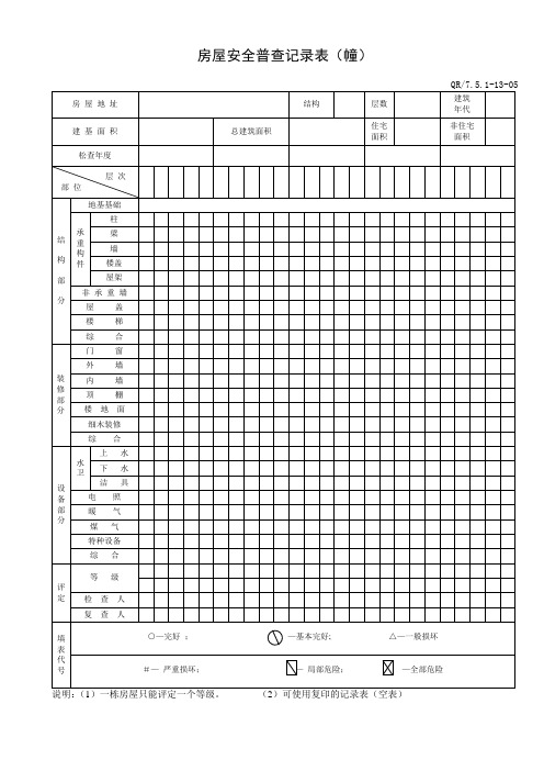 31-05房屋安全普查记录表(幢)