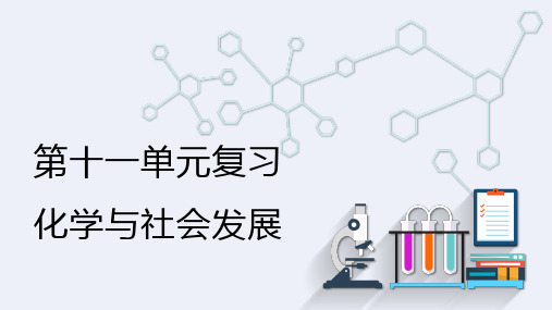 第十一单元  化学与社会发展复习  课件 鲁教版化学九年级下册