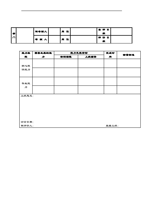 个人能力发展计划DOC3页.doc