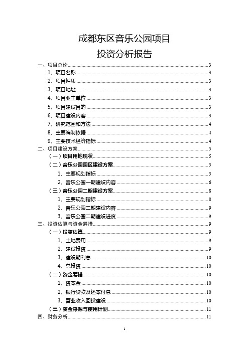 100718音乐公园投资分析报告