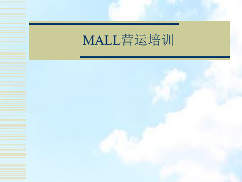 MALL营运培训