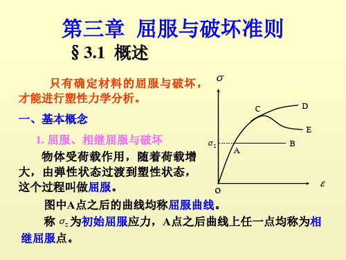 3屈服与破坏准则