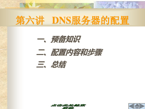 DNS服务器的配置