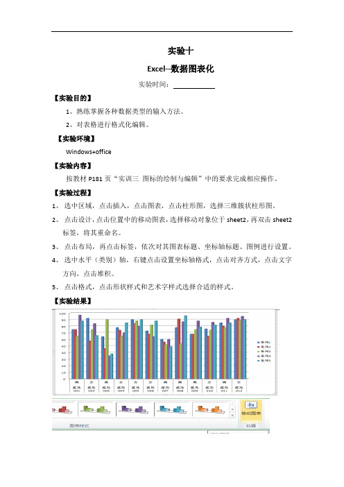 Excel--数据图表化