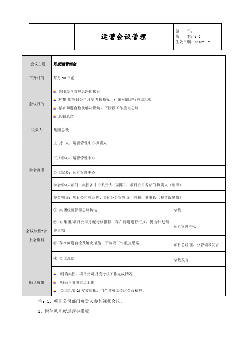 5.月度运营例会