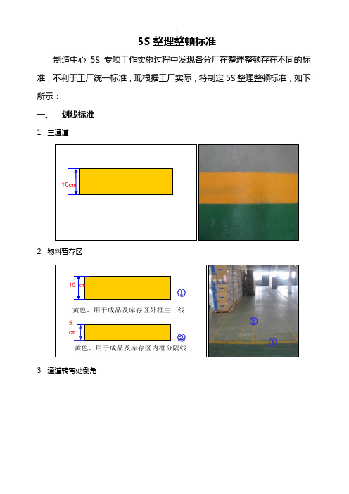 工厂5S规范管理标准方案