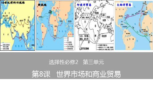 高中历史统编版(2019)选择性必修二第8课 世界市场与商业贸易(共33张ppt)