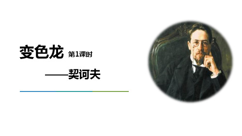 《变色龙》PPT课件(第1课时)