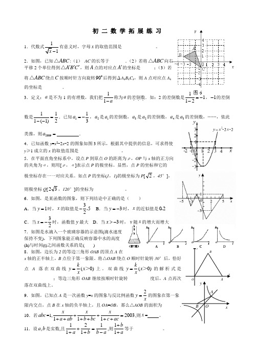 初二数学拓展练习5