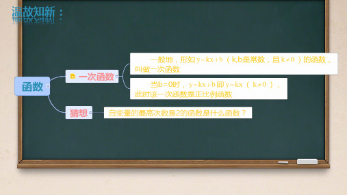 21.1+二次函数++课件+2024-2025学年沪科版数学九年级上册