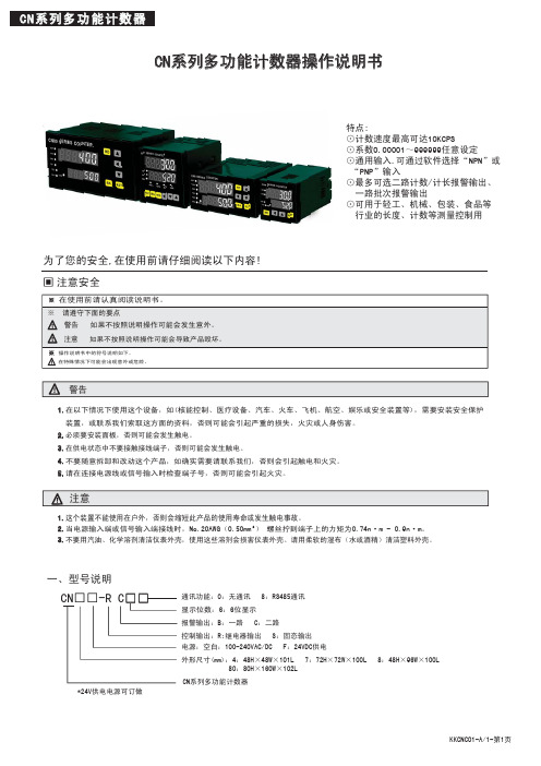 CN系列高性能计数器