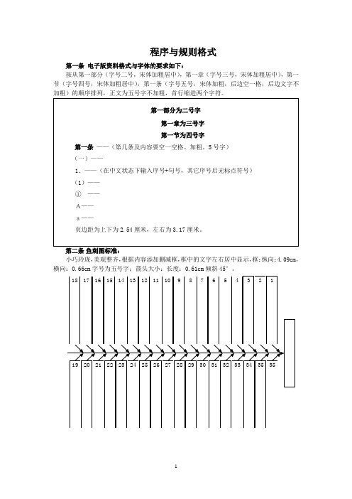 文化与规则最新格式标准