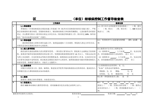 结核病督导(社区)