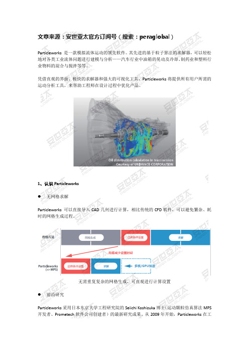 Particleworks基于粒子算法的模拟仿真软件