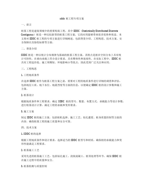 sddc桩工程专项方案