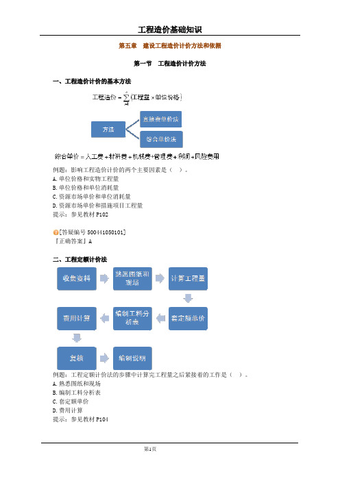 (工程造价基础知识)0501