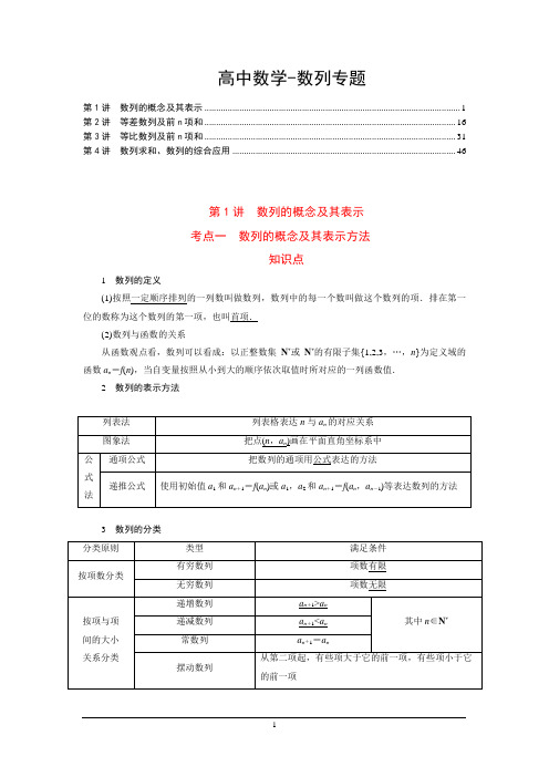 高中数学 数列专题