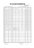 施工机具及配件进场查验登记表GDAQ2090103