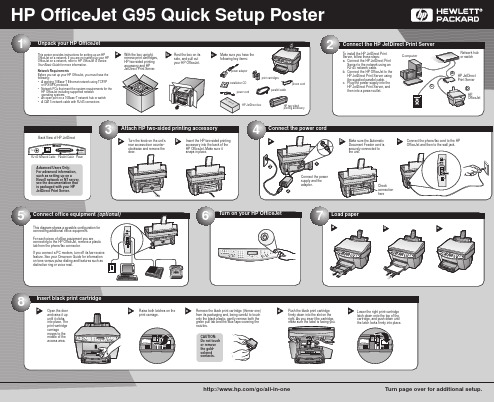 HP OfficeJet G Series 基本指南网络要求说明书