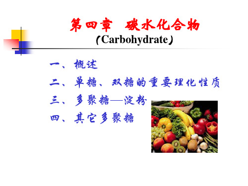 《食品化学》4-碳水化合物