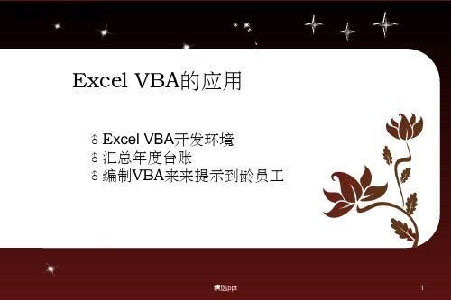 《ExcelVBA的应用》PPT课件