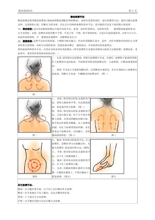 精油按摩手法