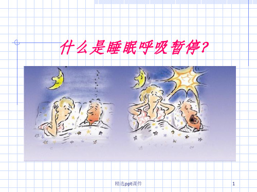 什么是睡眠呼吸暂停ppt课件