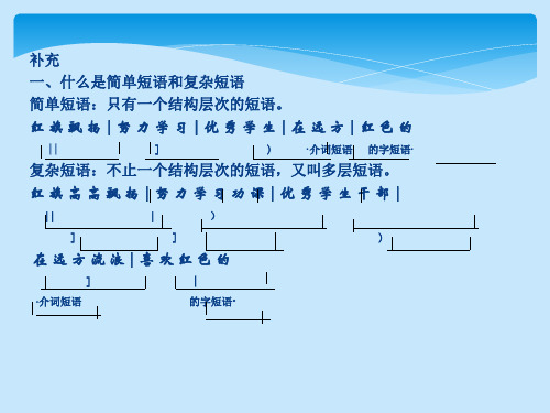 多层短语层次分析的原则