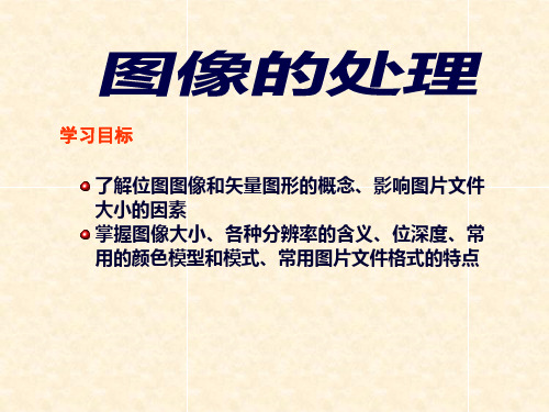 甘教版七年级下册信息技术图像处理课件