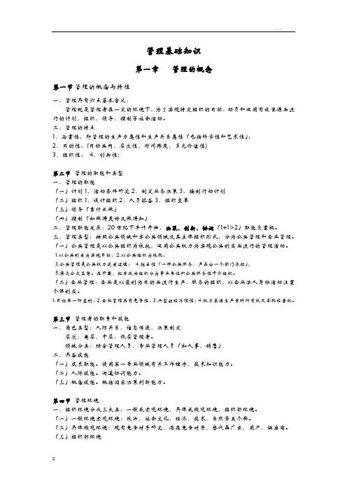 重庆管理基础知识