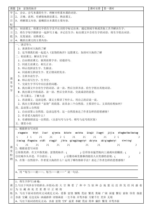 8 富饶的海洋1