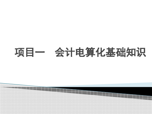 会计电算化完整版ppt全套课件教程