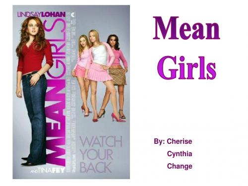 Mean girls(American Popular Culture)