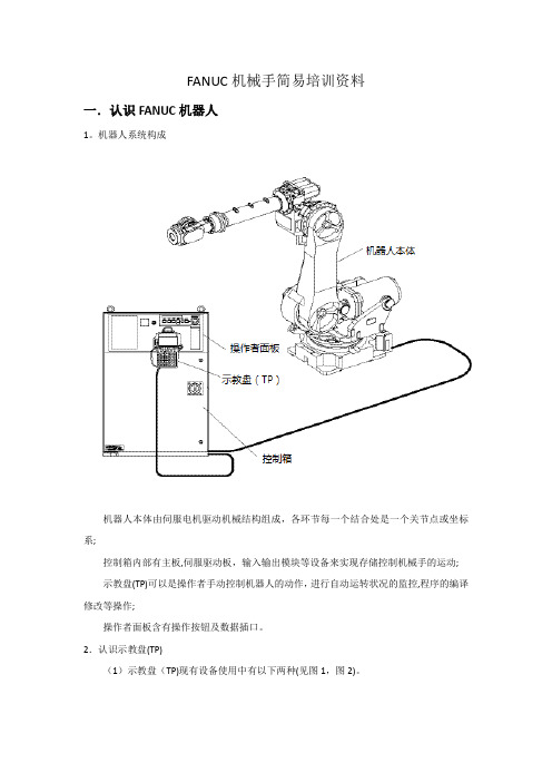 FANUC机械手简易培训资料