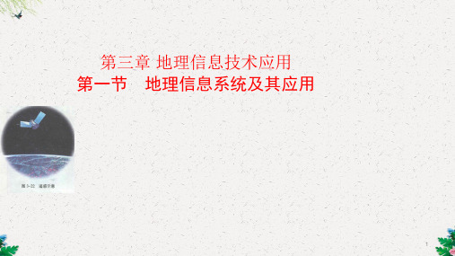 湖南省 湘教版 必修三  地理信息技术应用(37张PPT)