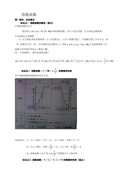 指数函数讲义