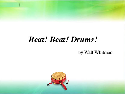 Beat beat drums