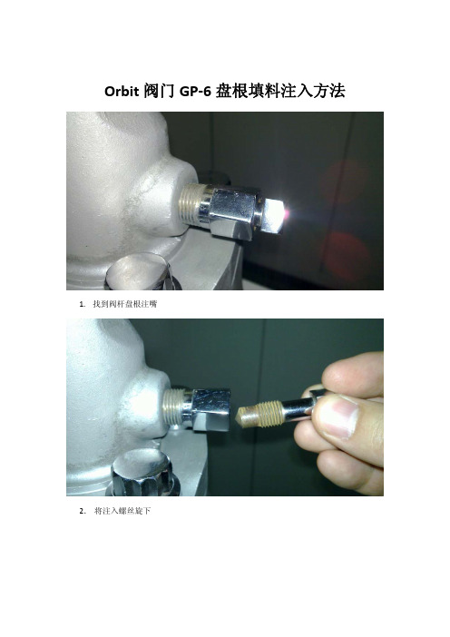 Orbit_阀门GP-6 盘根填料注入方法