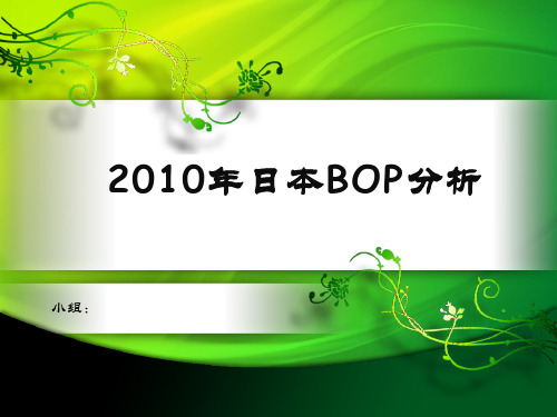 日本-国际收支平衡表