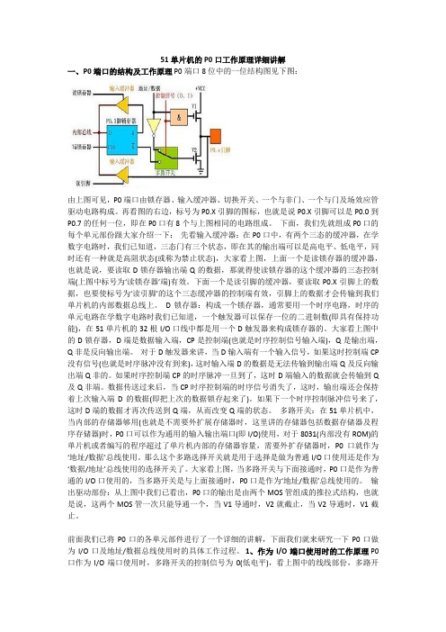 51单片机的P0口工作原理详细讲解