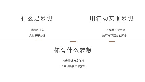 什么是梦想