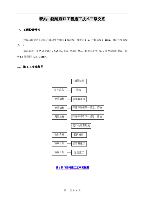 洞口施工技术三级交底 (1)