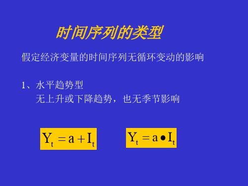 预测第五章-时间序列平滑预测法