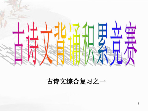 人教版语文九年级下册《六、课外古诗词诵读-南安军》精品课件